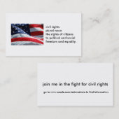 100 cartes de DROITS CIVIQUES de paquet (Devant / Derrière)