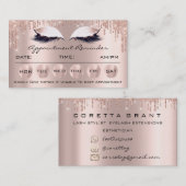 100 Cartes de rappel de rendez-vous Cartes de maqu (Devant / Derrière)