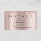 100 Cartes de rappel de rendez-vous Cartes de maqu (Dos)