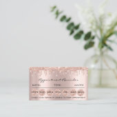 100 Cartes de rappel de rendez-vous Cartes de maqu (Debout devant)