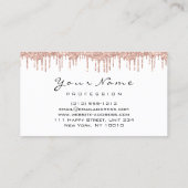 100 Cartes de rappel de rendez-vous Lash de maquil (Dos)