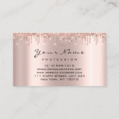 100 Cartes de rappel de rendez-vous Rose Lashes de (Dos)