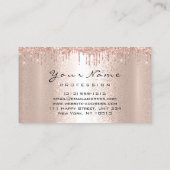 100 Cartes de rappel de rendez-vous Rose Lashes de (Dos)