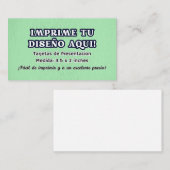 100 Cartes de Visite pour entreprise (Devant / Derrière)