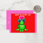 100 cartes Froggy Valentine (Devant/Arrière en situation)