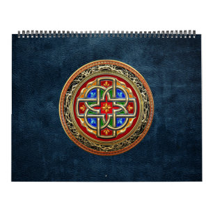 [100] Celtic Cross [Gold+Enamel] Kalender