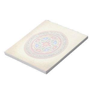 [100] Celtic Cross [Gold+Enamel] Notitieblok