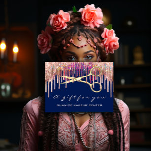 100 Certificat Cadeau Coiffeur Ciseaux Drip VIP