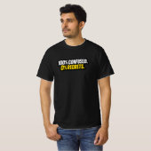 100% Confus. 0% Regrets.” T-Shirt Drôle de Mème (Devant entier)