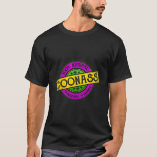 100% Coonass Natuurlijke Cajun Gecertificeerde Cre T-shirt