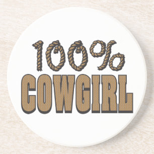 100% Cowgirl Zandsteen Onderzetter