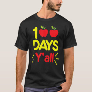 100 dagen: 100 dagen leraar of student t-shirt