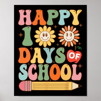 100 dagen 100ste schooldag voor meisjes jongens Ki Poster