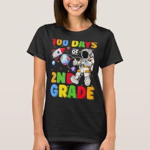 100 dagen 2e graad astronaut, 100 dagen slimmer B T-shirt
