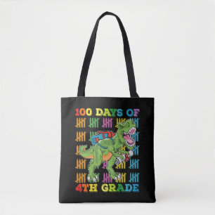 100 dagen 4e klas T Rex dinosaurus school Draagtas