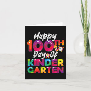 100 dagen alle leerling leraar gelukkig 100e dag v kaart