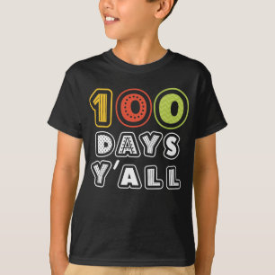 100 dagen allemaal grappig 100e schooldag t-shirt