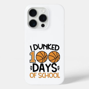 100 dagen basketbalspeler op school iPhone 15 pro case
