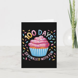 100 dagen bedrukt met 100e dag school Gi Kaart