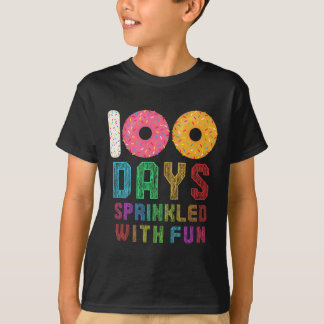 100 dagen bedrukt met 100e feun-schooldag t-shirt