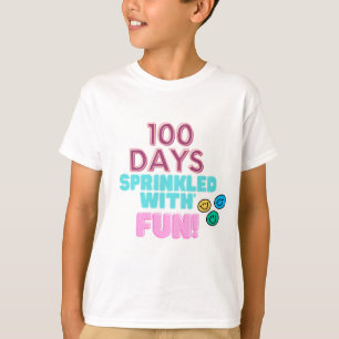 100 dagen besprenken met plezier! Ontwerp voor 100 T-shirt