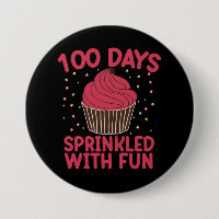 100 dagen bestrooid met leuke cupcake school meisj