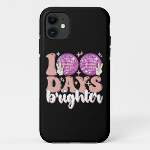 100 Dagen Brighter Disco Bal 100ste Dag Van School iPhone 11 Hoesje