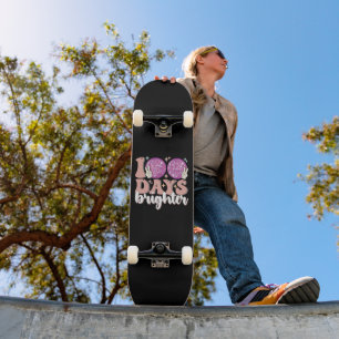 100 Dagen Brighter Disco Bal 100ste Dag Van School Skateboard