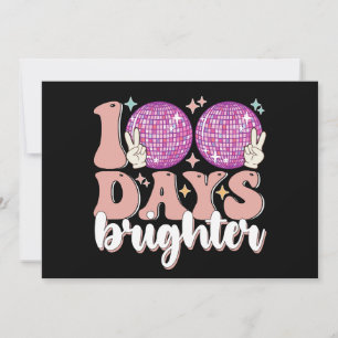 100 dagen Brighter Disco Ball 100th dag van de sch Kaart