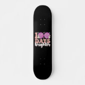 100 dagen Brighter Disco Ball 100th dag van de sch Skateboard (Voorkant)