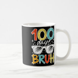 100 dagen Bruh Grappig 100ste schooldag voor kinde Koffiemok