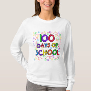 100 dagen Confetti-T-shirts op school en cadeautje T-shirt