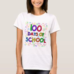 100 dagen Confetti-T-shirts op school en cadeautje T-shirt