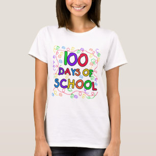100 dagen Confetti-T-shirts op school en cadeautje T-shirt