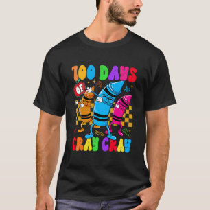100 dagen Cray Cray van school leraar jongens meis T-shirt
