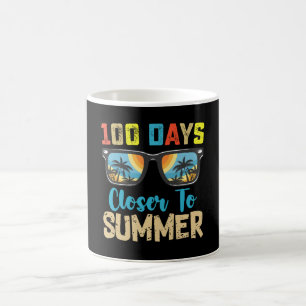 100 dagen dichter bij de zomervakantieschool koffiemok