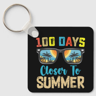 100 dagen dichter bij de zomervakantieschool sleutelhanger