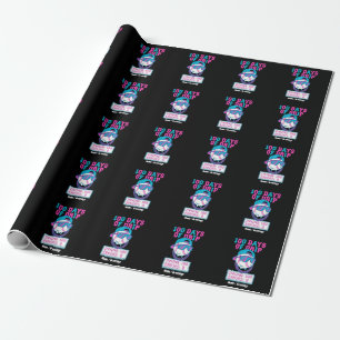 100 dagen Drip 0 fouten honkbal school swag Cadeaupapier