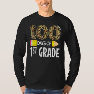 100 dagen eerste klas leraar student 100e dag t-shirt