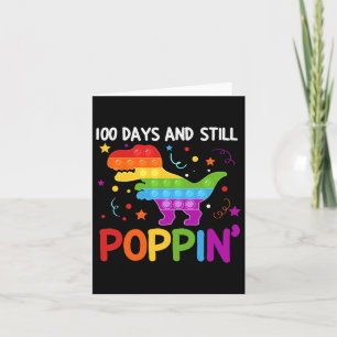 100 dagen en 100e dag nog steeds papaveren kaart