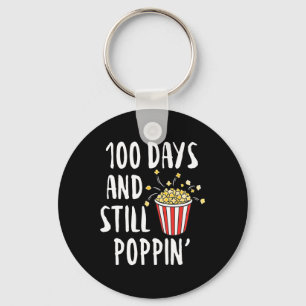 100 dagen en nog steeds papaver Kinderen 100e dag Sleutelhanger