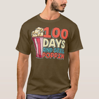 100 dagen en nog steeds popcorn Lover student T-shirt