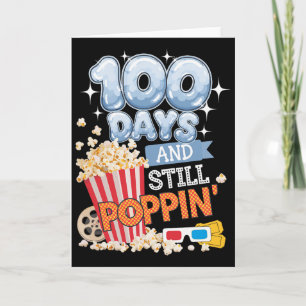 100 dagen en nog steeds Poppin' Grappige Student 1 Kaart