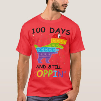 100 dagen en nog steeds Poppin Saurus kleuterschoo T-shirt