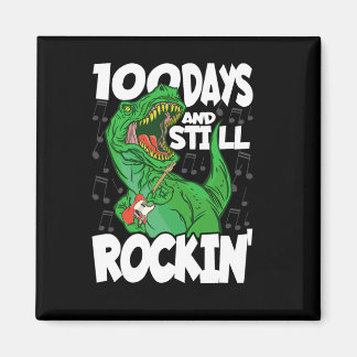 100 dagen en nog steeds rocken - 100 dagen schoold magneet