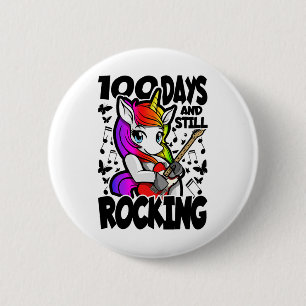 100 dagen en nog steeds schommelend - 100 dagen va ronde button 5,7 cm