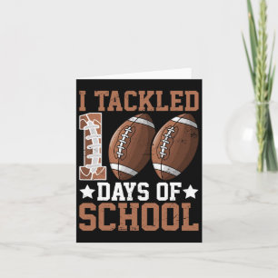 100 dagen Football 100ste dag van school Bo Kaart