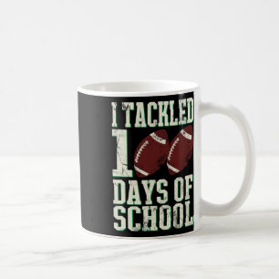 100 dagen Football op school Thema Gezegde Koffiemok