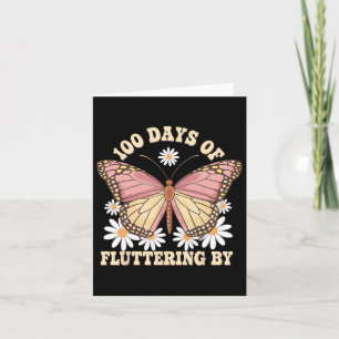 100 dagen gefladderd door - 100e dag schoolboter kaart