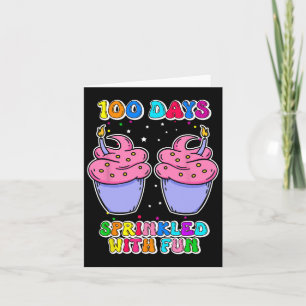 100 dagen gesponnen met vun taart 100e dag van S Kaart